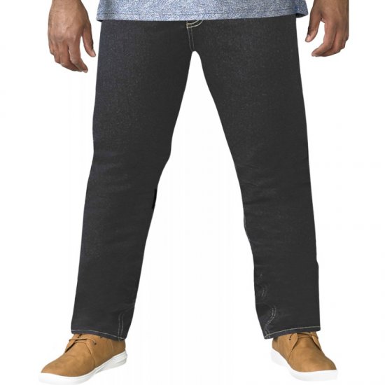 D555 Cedric Tapered Fit Stretch Jeans Indigo TALL SIZES - HERENKLEDING MT-6XLT - Tall Kleding Heren