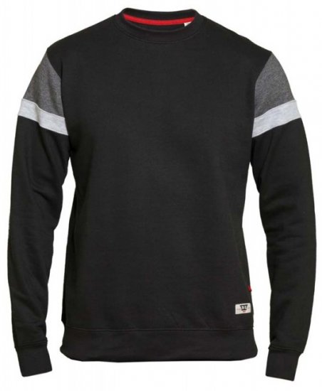 D555 Clermont Sweatshirt Black - Sweaters & hoodies - Sweaters & Hoodies Grote Maten Heren