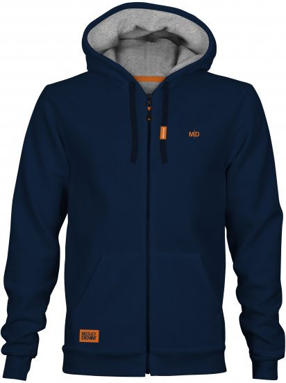 Motley Denim Copenhagen Hoodie Navy - Sweaters & hoodies - Sweaters & Hoodies Grote Maten Heren