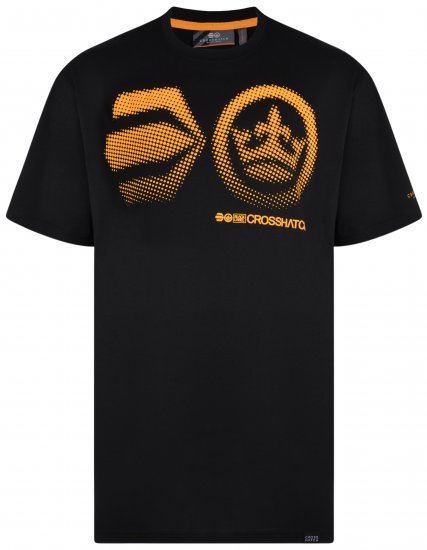 Crosshatch Kravtar T-shirt Black - T-shirts - Grote Maten T-shirts Heren