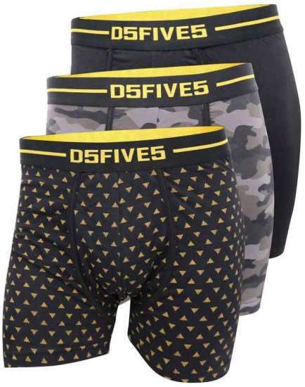 D555 Sylvester Printed Boxershorts 3-pack - Ondergoed & zwem - Grote Maten Ondergoed Heren