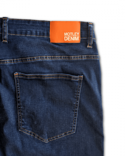 Motley Denim Soho 5-Pocket Jeans Dark Wash - Jeans & broeken - Jeans & Broeken Grote Maten Heren