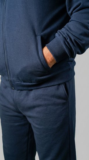 20 Nodi Ostro Stretch Fleece Cotton Tracksuit Navy - Trainingspakken - Grote Maten Trainingspakken Heren