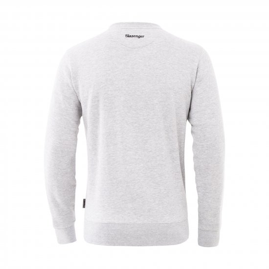 Slazenger Dean Sweatshirt Grey - Sweaters & hoodies - Sweaters & Hoodies Grote Maten Heren