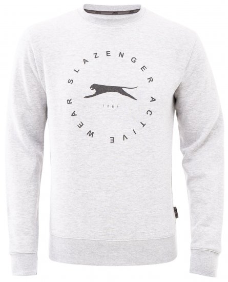 Slazenger Dean Sweatshirt Grey - Sweaters & hoodies - Sweaters & Hoodies Grote Maten Heren