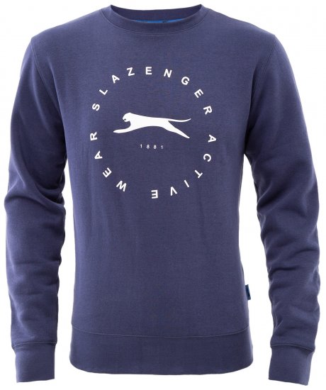 Slazenger Dean Sweatshirt Navy - Sweaters & hoodies - Sweaters & Hoodies Grote Maten Heren
