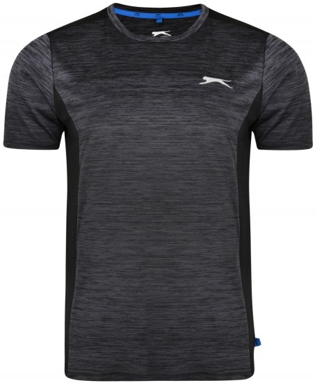 Slazenger Drew T-shirt Black - T-shirts - Grote Maten T-shirts Heren