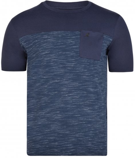 Kangol Elbrus T-shirt Navy - T-shirts - Grote Maten T-shirts Heren