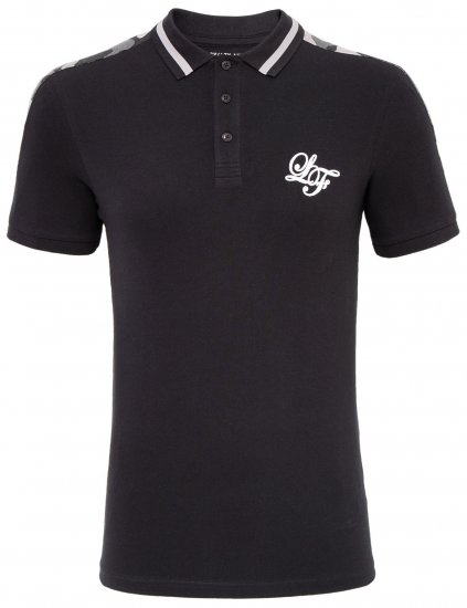 Loyalty & Faith Element Polo Black - Polo shirts - Grote Maten Poloshirts Heren
