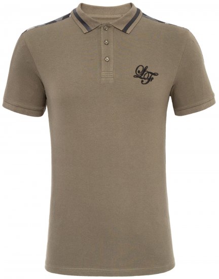 Loyalty & Faith Element Polo Khaki - Polo shirts - Grote Maten Poloshirts Heren