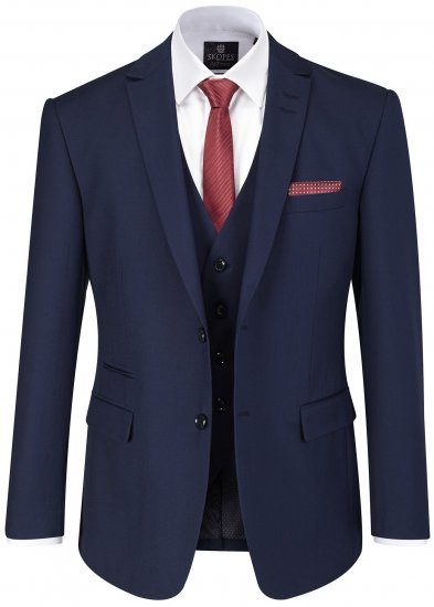 Skopes Kennedy Suit jacket Royal Blue - Pakken - Grote Maten Kostuum Heren