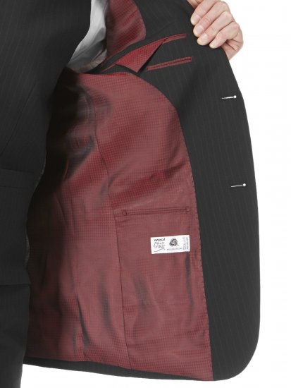 Skopes Darwin Suit jacket Black stripe - Pakken - Grote Maten Kostuum Heren