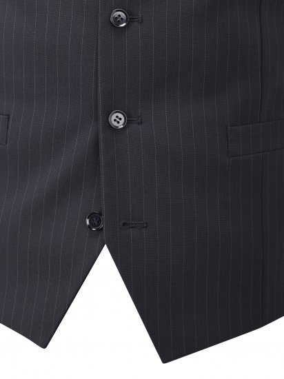 Skopes Darwin Waistcoat Black stripe - Pakken - Grote Maten Kostuum Heren