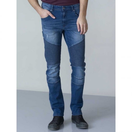 D555 Abrams Biker Style Jeans - Jeans & broeken - Jeans & Broeken Grote Maten Heren
