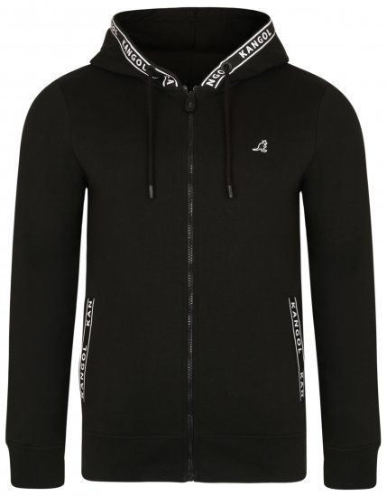 Kangol Foray Hoodie Black - Sweaters & hoodies - Sweaters & Hoodies Grote Maten Heren