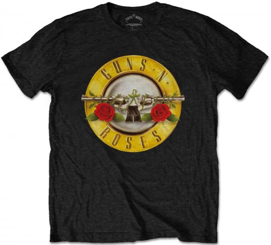Guns N' Roses Classic logo T-shirt Black - T-shirts - Grote Maten T-shirts Heren