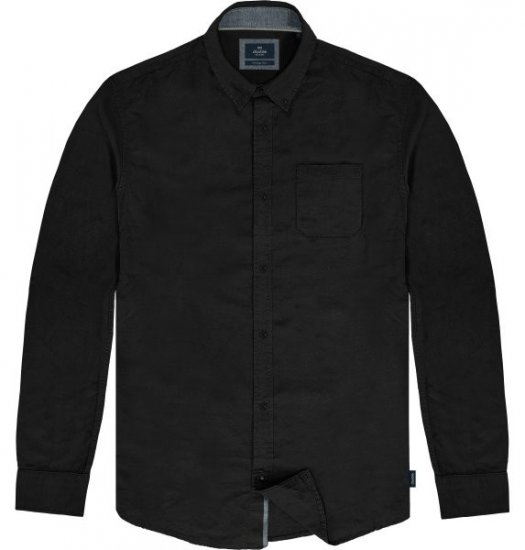 Double Outfitters GS-5225 Oxford overhemd Zwart - Overhemden - Overhemden Grote Maten Heren
