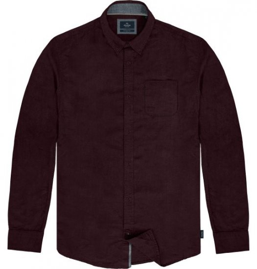 Double Outfitters GS-5225 Oxford overhemd Bordeaux - Overhemden - Overhemden Grote Maten Heren