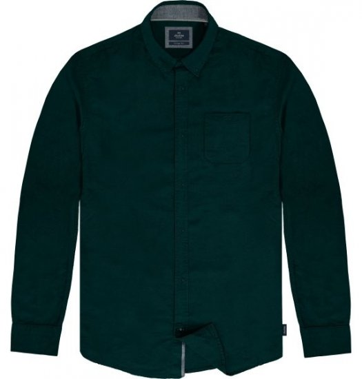 Double Outfitters GS-5225 Oxford overhemd Donkergroen - Overhemden - Overhemden Grote Maten Heren