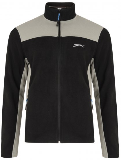 Slazenger Haines Microfleece Black - Sweaters & hoodies - Sweaters & Hoodies Grote Maten Heren