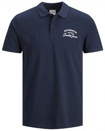 Jack & Jones JJHERO Polo Navy - Polo shirts - Grote Maten Poloshirts Heren