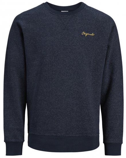 Jack & Jones Hide Sweatshirt Navy - Sweaters & hoodies - Sweaters & Hoodies Grote Maten Heren