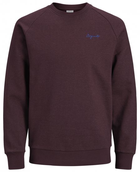Jack & Jones Hide Sweatshirt Port Royal - Sweaters & hoodies - Sweaters & Hoodies Grote Maten Heren
