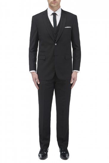 Skopes Madrid Suit jacket Black - Pakken - Grote Maten Kostuum Heren
