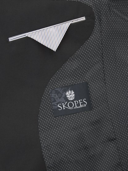 Skopes Madrid Suit jacket Black - Pakken - Grote Maten Kostuum Heren