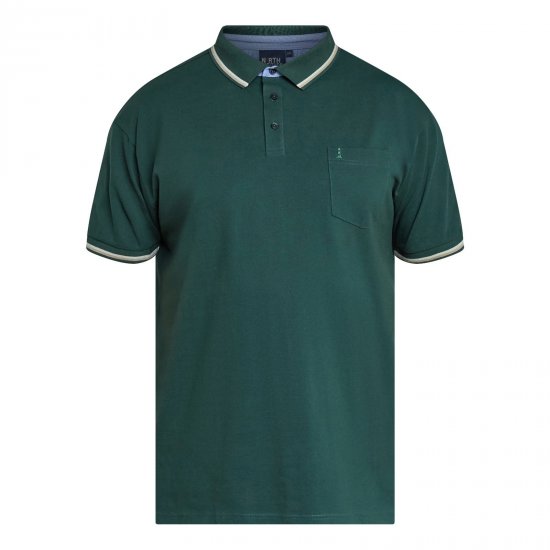North Latitude Superflex Polo Groen/Kaki - TALL polo's - TALL poloshirts met extra lengte