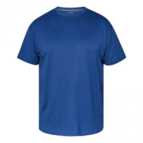 North Latitude US T-Shirt Blauw - T-shirts - Grote Maten T-shirts Heren