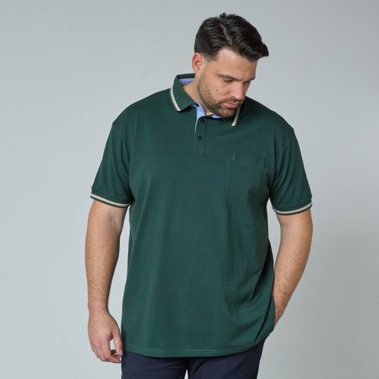 North Latitude Superflex Polo Groen/Kaki - Polo shirts - Grote Maten Poloshirts Heren