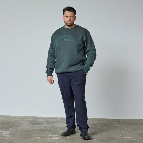North Latitude Crewneck Logo Sweat Groen/Kaki - TALL sweatshirts - TALL sweatshirts en hoodies