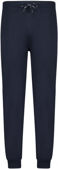 Adamo Jakob Pyjama Pants with Cuffs Navy - Ondergoed & zwem - Grote Maten Ondergoed Heren