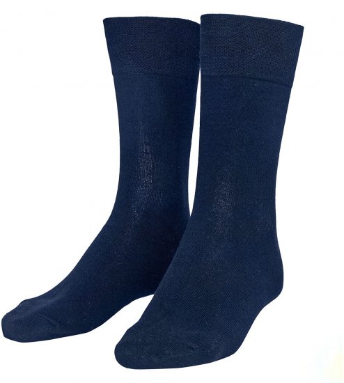 Adamo Aaron Soft-socks Navy 3-pack - Ondergoed & zwem - Grote Maten Ondergoed Heren