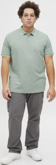 Jack & Jones AUSTIN CLASSIC Polo Iceberg Green - Polo shirts - Grote Maten Poloshirts Heren