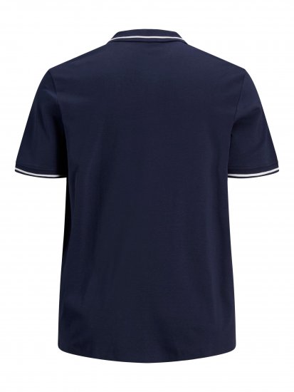 Jack & Jones Jersey Polo Navy - Polo shirts - Grote Maten Poloshirts Heren