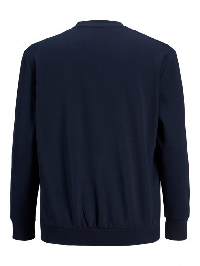 Jack & Jones Basic Sweatshirt Navy Blazer - Sweaters & hoodies - Sweaters & Hoodies Grote Maten Heren