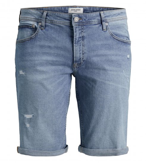Jack & Jones Rick 5 Pocket Shorts Blue denim - Korte broeken - Grote Maten Korte Broeken Heren