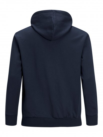 Jack & Jones Basic Sweat Hood Navy Blazer - Sweaters & hoodies - Sweaters & Hoodies Grote Maten Heren