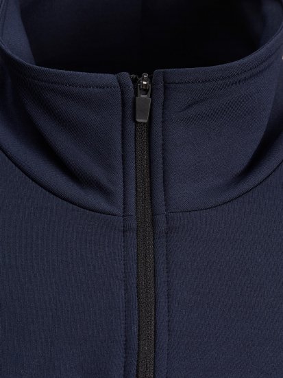 Jack & Jones Running Half Zip Sweat Navy - Sweaters & hoodies - Sweaters & Hoodies Grote Maten Heren