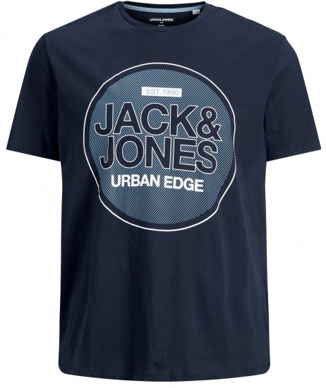 Jack & Jones Booster T-shirt Navy - T-shirts - Grote Maten T-shirts Heren
