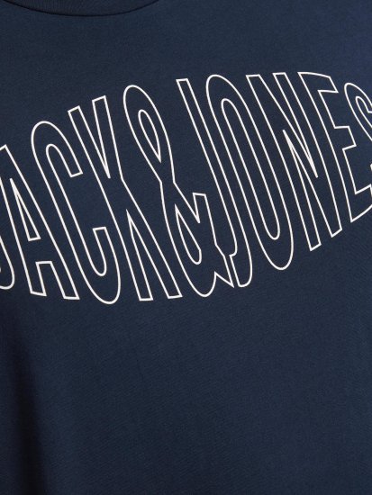 Jack & Jones Preston Crew Neck T-Shirt Navy - T-shirts - Grote Maten T-shirts Heren