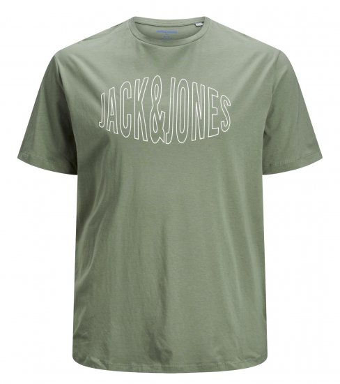 Jack & Jones Preston T-Shirt Sea Spray - T-shirts - Grote Maten T-shirts Heren