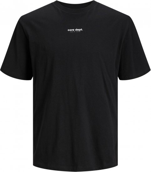 Jack & Jones JCOEDITION BERLIN T-Shirt Black - T-shirts - Grote Maten T-shirts Heren