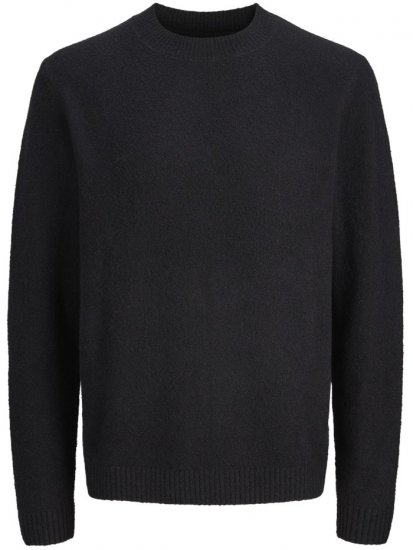 Jack & Jones Maverick Crew Neck Knitted Sweater Black - Sweaters & hoodies - Sweaters & Hoodies Grote Maten Heren