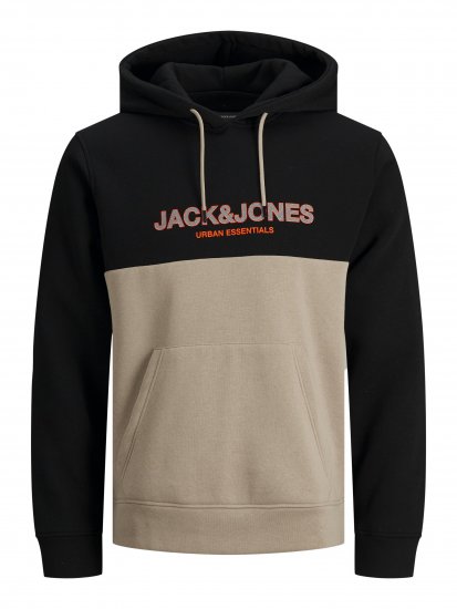 Jack & Jones JJEURBAN BLOCKING SWEAT Beige - Sweaters & hoodies - Sweaters & Hoodies Grote Maten Heren