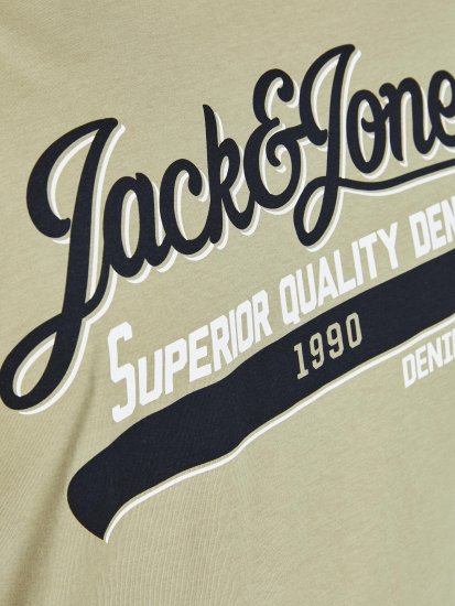Jack & Jones JJELOGO TEE Light Green - T-shirts - Grote Maten T-shirts Heren