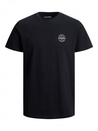 Jack & Jones JJESHARK TEE Black - T-shirts - Grote Maten T-shirts Heren