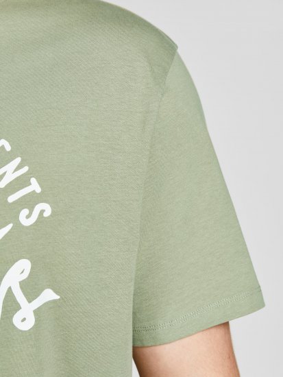 Jack & Jones JJERAFA TEE Light Green - T-shirts - Grote Maten T-shirts Heren